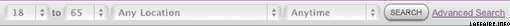 Ashley Madison search bar